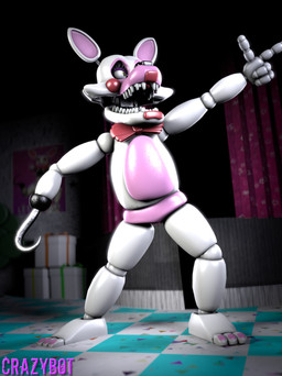 3_toes 4_fingers ambiguous_gender anthro bow_tie clothing eyelashes eyeshadow feet fingers gesture hand_gesture hook lipstick machine makeup nails open_mouth panties pink_body pink_inner_ear pointing red_cheeks solo standing teeth toenails toes underwear white_body yellow_eyes crazybot-is-awesome five_nights_at_freddy's five_nights_at_freddy's_2 scottgames mangle_(fnaf) animatronic canid canine fox mammal robot 3d_(artwork) absurd_res digital_media_(artwork) hi_res source_filmmaker_(artwork)