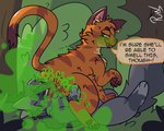 bodily_fluids dominant dominant_feral dominant_male duo facesitting fart fart_cloud fart_fetish fart_sniffing farting_in_mouth farting_on_another farting_on_face feral forced grossed_out humiliation male male/male mocking musk nervous pawpads paws rivalry rumbling_stomach sitting_on_another smelly smelly_butt sniffing sweat teasing text rancidwyrm warriors_(book_series) firestar_(warriors) graystripe_(warriors) domestic_cat felid feline felis mammal tabby_cat 5:4 english_text hi_res