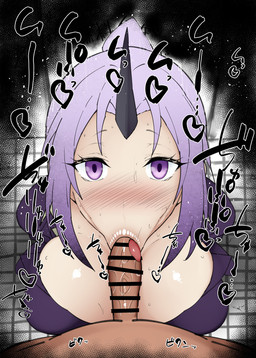 big_breasts breasts bulging_breasts clothed clothing duo fellatio female female_penetrated first_person_view genitals hair horn huge_breasts human_pov licking looking_at_viewer looking_up male male/female male_penetrating male_penetrating_female male_pov oral oral_penetration penetrating_pov penetration penile penis penis_lick pov_blowjob purple_eyes purple_hair sex tight_clothing tongue tongue_out kurotama asian_mythology east_asian_mythology japanese_mythology mythology that_time_i_got_reincarnated_as_a_slime shion_(that_time_i_got_reincarnated_as_a_slime) demon horned_humanoid human humanoid mammal ogre oni yokai censored