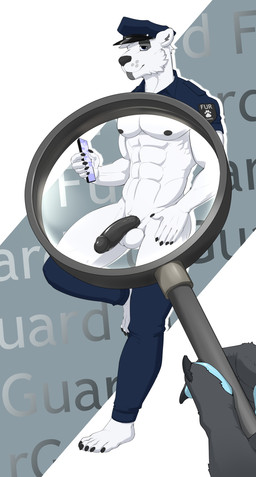 abs anthro aroused balls biped cellphone circumcised clothing electronics first_person_view genitals glans holding_cellphone holding_object holding_phone holding_smartphone holod humanoid_genitalia humanoid_penis looking_at_viewer magnifying_glass male male_anthro muscular nipples nude pecs penis phone plantigrade police police_officer police_uniform smartphone smile smirk solo standing through_clothing translucent translucent_clothing uniform vein veiny_penis wall_(structure) nikrebelis harleo bear mammal polar_bear ursine absurd_res hi_res