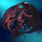 anus balls bodily_fluids cuddling cum cum_in_pussy cum_inside duo female feral genital_fluids genitals happy intimate licking looking_pleasured lying male male/female on_side penetration penis pussy tongue vaginal vaginal_penetration wings nitrods mythology kalinda_(dark_dragon2694) sythorix dragon mythological_creature mythological_scalie scalie 1:1