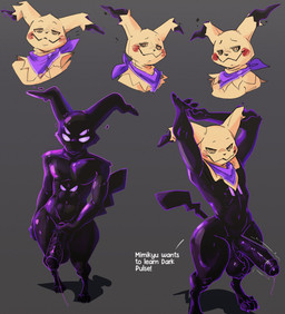 anthro anthrofied balls bodily_fluids erection foreskin genital_fluids genitals grey_background hands_above_head holding_penis humanoid_genitalia humanoid_penis looking_at_viewer male penis pokemorph precum presenting presenting_penis raised_arms scarf simple_background smile solo text vein veiny_penis fennecjan nintendo pokemon generation_7_pokemon mimikyu pokemon_(species) absurd_res english_text hi_res