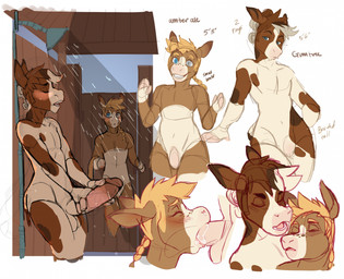 anthro balls bathing big_penis blush bodily_fluids cum cum_in_mouth cum_inside duo eyes_closed fellatio genital_fluids genitals humanoid_genitalia humanoid_penis kissing male male/male masturbation nude oral penile penile_masturbation penis sex shower showering standing water wet pricklepants equid equine horse mammal pony hi_res sketch