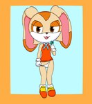 anthro female selfie solo young young_anthro young_female riverxa sega sonic_the_hedgehog_(series) cream_the_rabbit lagomorph leporid mammal rabbit hi_res