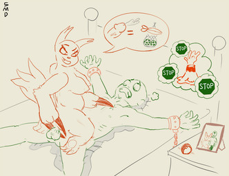 ambiguous_penetration anthro anthro_penetrated anthrofied bdsm bed bed_bondage biped bodily_fluids bondage bound breasts claws cock_and_ball_torture cowgirl_position dominant dominant_female duo eyelashes female female_on_human female_on_top female_penetrated from_front_position furniture genital_torture human_on_anthro human_penetrating human_penetrating_anthro interspecies male male/female male_on_anthro male_on_bottom male_penetrating male_penetrating_female nipples on_bed on_bottom on_top penetration pokephilia sex spread_eagle submissive submissive_male sweat super_em_dog nintendo pokemon anon generation_3_pokemon human mammal pokemon_(species) zangoose pictographics