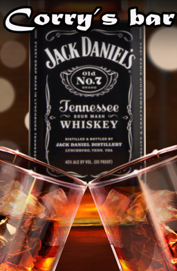 alcohol beverage bottle container cup glass glass_container glass_cup ice ice_cube not_furry text whiskey white_text zero_pictured elvofirida jack_daniel's cover cover_art cover_page english_text
