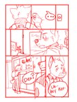 backpack bodily_fluids crying dialogue locker male tears text p_rindustries dexter_(p_rindustries) kevin_(p_rindustries) canid canine mammal comic english_text