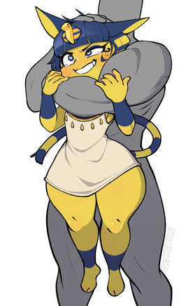 5_fingers accessory anthro anthro_focus asphyxiation bangs blue_eyes blue_hair bodily_fluids chokehold choking clothed clothed_anthro clothed_female clothing dress duo egyptian egyptian_clothing eyebrows faceless_character faceless_human faceless_male female female_anthro female_focus fingers hair headlock heart_pupils larger_human larger_male looking_pleasured male male/female markings muscular muscular_human muscular_male short_hair shortstack shortstack_female simple_background size_difference small_waist smaller_anthro smaller_female smile striped_markings striped_tail stripes tail tail_markings tears text thick_thighs uraeus usekh white_background white_sclera wide_hipped_anthro wide_hipped_female wide_hips yellow_body yellow_inner_ear gramdraw animal_crossing nintendo ankha_(animal_crossing) domestic_cat felid feline felis human mammal 2025 absurd_res artist_name digital_media_(artwork) english_description hi_res watermark