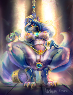anal anal_penetration anthro areola big_breasts blue_body blue_eyes blue_fur breasts buttplug buttplug_in_ass buttplug_insertion crouching female fur genitals hair jewelry long_hair nipples object_in_ass penetration plug_(sex_toy) plug_insertion sex_toy sex_toy_in_ass sex_toy_insertion solo spread_legs spreading staff tail thick_thighs vulva wide_hips arhymerous nintendo star_fox krystal_(star_fox) canid canine fox mammal absurd_res hi_res