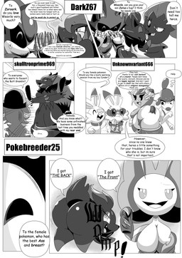 6_panel_comic ambiguous_gender anthro anthro_on_anthro black_text bow_ribbon breasts butt claws clothing dialogue exclamation_point eyebrows eyelashes eyes_closed featureless_breasts female feral forehead_gem fur gem group hand_on_butt hat headgear headwear licking licking_another looking_at_viewer looking_back motion_lines mouth_closed non-mammal_breasts open_mouth open_smile profanity pupils quadruped question_mark smile sound_effects speech_bubble tail talking_to_another text tongue tongue_out white_sclera heavenlyproductions nintendo pokemon sega sonic_the_hedgehog_(series) metal_sonic dewott generation_3_pokemon generation_4_pokemon generation_5_pokemon generation_8_pokemon leavanny medicham pokemon_(species) scorbunny weavile zoroark zorua 2024 absurd_res comic english_text hi_res monochrome