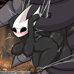 ambiguous_penetration anthro anthro_focus anthro_on_feral anthro_penetrated areola arms_bent balls bent_legs bestiality big_areola big_breasts black_body black_eyes blush blush_lines bodily_fluids bouncing_breasts breasts butt crossgender duo empty_eyes erection eyebrows eyelashes female female_anthro female_focus female_penetrated feral feral_penetrating feral_penetrating_anthro feral_penetrating_female forced ftm_crossgender genitals hollow_eyes horn larger_feral larger_male male male/female male_feral male_penetrating male_penetrating_anthro male_penetrating_female motion_lines mouthless nipples noseless penetration penile penile_penetration penis purple_areola purple_nipples rape restrained sex size_difference smaller_anthro smaller_female solo_focus sweat sweatdrop text thick_thighs wide_hips dankodeadzone hollow_knight:_silksong hollow_knight_(franchise) team_cherry bell_beast hornet_(hollow_knight) arthropod insect 2025 artist_name cel_shading digital_media_(artwork) hi_res shaded url female_(lore)