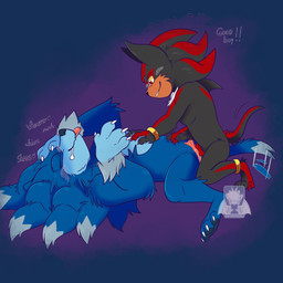 andromorph anthro big_clitoris blush blush_lines claws clitoris duo eyes_closed genitals good_boy intersex intersex/male larger_andromorph larger_intersex lying male nude on_back pawpads penetration penile penile_penetration penis_in_vagina simple_background size_difference smaller_male smile tail tail_motion tailwag tongue tongue_out vaginal vaginal_penetration whining impydragon sega sonic_the_hedgehog_(series) sonic_unleashed shadow_the_hedgehog sonic_the_hedgehog sonic_the_werehog eulipotyphlan hedgehog mammal werecreature wereeulipotyphlan werehog