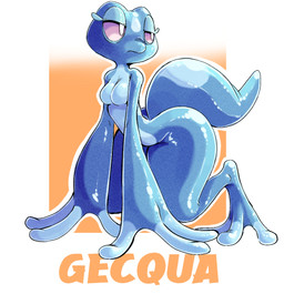 all_fours anthro big_butt biped blue_body breasts butt featureless_breasts female half-closed_eyes kneeling kneeling_on_ground medium_breasts narrowed_eyes pupils purple_eyes slit_pupils small_waist solo stern_look tail thick_tail thick_thighs wide_hips noirchaton4 nintendo pokemon pokemon_winds_and_waves gecqua generation_10_pokemon pokemon_(species) 2026
