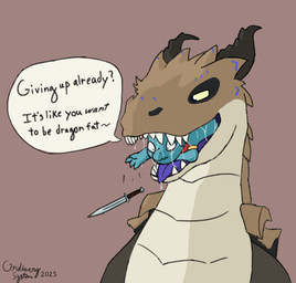 anthro anthro_on_feral bestiality blush bodily_fluids duo feral horn larger_pred male male/male mouth_shot open_mouth oral_vore predator/prey saliva saliva_on_tongue saliva_string size_difference teeth vore benadryl_buckshot helixftw mythology ezmir_(helixftw) helix_(alsnapz) dragon kobold mythological_creature mythological_scalie scalie hi_res