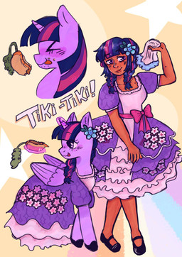 alternate_species alternative_fashion carrot classic_lolita clothing dress female female_feral female_human feral flower food horn hot_dog humanized j-fashion lolita_(fashion) magic markings mole_(marking) plant ribbons solo telekinesis vegetable wings eurithmic friendship_is_magic hasbro my_little_pony mythology twilight_sparkle_(mlp) equid equine human mammal mythological_creature mythological_equine winged_unicorn hi_res
