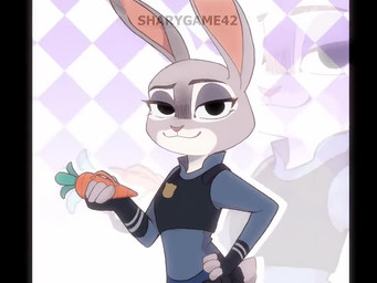 accessory aloha_shirt anthro clothing dipstick_ears duo ear_markings female looking_at_another loving_gaze male markings multicolored_ears music music_video necktie pattern_clothing pattern_shirt pattern_topwear shirt simple_background singing smile text topwear sharygame42 disney zootopia judy_hopps nick_wilde canid canine fox lagomorph leporid mammal rabbit red_fox true_fox 4:3 animated digital_media_(artwork) short_playtime sound video