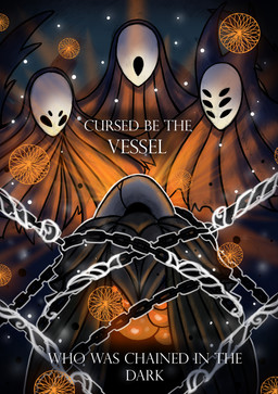 6_eyes ambiguous_gender chain clothed clothing dialogue group mask multi_eye orange_eyes text white_text netmors hollow_knight_(franchise) team_cherry herrah_(hollow_knight) hollow_knight_(character) lurien_(hollow_knight) monomon_the_teacher_(hollow_knight) arthropod infected_(species) vessel_(species) 2019 absurd_res english_text hi_res