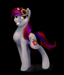 amber_eyes blue_hair cutie_mark eyewear female feral goggles grey_body grin hair horn long_hair multicolored_hair quadruped red_hair short_hair simple_background smile solo tail transparent_background two_tone_hair enigmatia hasbro my_little_pony mythology terrafirma equid equine mammal mythological_creature mythological_equine unicorn 2012 alpha_channel