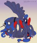 2014 anus blue_eyes blue_fur blue_hair butt cutie_mark duo equine eye_contact female feral friendship_is_magic fur hair horn long_hair mammal my_little_pony open_mouth plain_background princess_luna_(mlp) pussy selfcest square_crossover tails theflankbank tongue tongue_out wet wet_pussy winged_unicorn wings
Rating: Explicit
Score: 18
User: Robinebra
Date: March 31, 2014