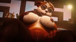 anthro big_breasts breasts female fur genitals green_eyes looking_at_viewer lying nude on_back pussy solo spread_legs spreading zatoart blizzard_entertainment warcraft bear mammal pandaren red_pandaren 16:9 3d_(artwork) 4k absurd_res digital_media_(artwork) hi_res widescreen