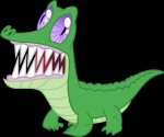 ambiguous_gender feral open_mouth purple_eyes sharp_teeth simple_background solo teeth transparent_background tweevle friendship_is_magic hasbro my_little_pony gummy_(mlp) alligator alligatorid crocodilian reptile scalie alpha_channel