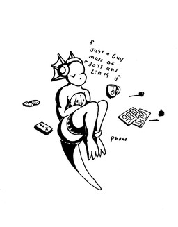 anthro bandage beverage bottle clean_diaper clothed clothing comic_book container controller cookie cup diaper electronics eyes_closed food game_controller headphones holding_object holding_plushie ink ink_bottle inkwell lyrics male mug music pen plushie smoking_pipe solo tea wearing_diaper phano mythology they_might_be_giants dragon mythological_creature mythological_scalie scalie monochrome