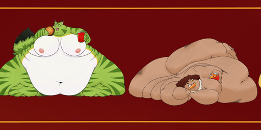 anthro belly beverage big_butt black_eyes blue_eyes breasts brown_body brown_fur burger butt cake candy cheesecake chicken_meat chocolate dessert eating fat_rolls female fluffy fluffy_tail food fried_chicken fur green_body green_eyes green_fur group holidays hot_chocolate huge_butt love_handles male meat moobs morbidly_obese morbidly_obese_anthro morbidly_obese_female morbidly_obese_male navel neck_tuft nipples obese obese_anthro obese_female obese_male overweight overweight_anthro overweight_female overweight_male simple_background sitting standing tail tan_body tan_fur thick_thighs tuft white_body white_fur yellow_body yellow_eyes yellow_fur yellow_sclera antares_alexanyel antares_lagos_de_muertos carol_fatcat tarantela_latreille valeria_fatcat arachnid arthropod canid canine canis domestic_cat felid feline felis human hybrid mammal mexican_wolf mygalomorph nahual spider tarantula wildcat wolf hi_res long_image wide_image