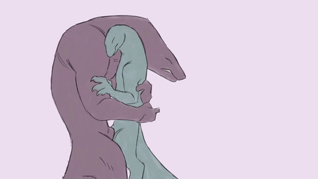 ambiguous_gender animal_genitalia anthro bodily_fluids cloaca cloacal cloacal_penetration cum cum_in_cloaca cum_inside duo from_front_position genital_fluids genitals male male/ambiguous orgasm orgasm_face penetration penile penile_penetration semi-anthro size_difference standing_missionary_position lycaenops lizard reptile scalie 16:9 2d_animation animated frame_by_frame hi_res no_sound short_playtime video widescreen