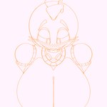 anthro beakless big_breasts blush blush_lines breast_play breasts duo female genitals grin huge_breasts machine male male/female non-mammal_breasts penis sex smile solo_focus titfuck johnnypescado five_nights_at_freddy's five_nights_at_freddy's_2 scottgames toy_chica_(fnaf) animatronic avian bird chicken galliform gallus_(genus) phasianid robot 2023 2d_animation animated digital_media_(artwork) hi_res