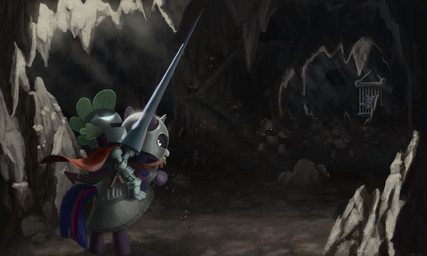 armor bridle cape cave clothing female feral fur group hair harness headgear helmet horn lance male melee_weapon multicolored_hair polearm purple_body purple_eyes purple_fur purple_hair reins riding saddle spear straddling tail two_tone_hair weapon white_body white_fur cannibalus friendship_is_magic hasbro my_little_pony mythology rarity_(mlp) spike_(mlp) twilight_sparkle_(mlp) canid diamond_dog_(mlp) dragon equid equine mammal mythological_creature mythological_equine mythological_scalie scalie unicorn 2012 5:3 hi_res