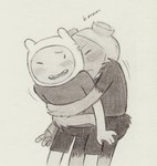 blush bottomwear clothing dot_eyes duo hat headgear headwear hug hugging_another hugging_from_behind male male/male plant selfcest shorts simple_eyes smile square_crossover teeth toony lynxfurr adventure_time cartoon_network fern_(adventure_time) finn_the_human elemental_creature elemental_humanoid flora_fauna human humanoid mammal plant_humanoid graphite_(artwork) hi_res traditional_media_(artwork)