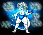 anthro breasts drone female gas_mask glowing glowing_eyes horn looking_at_viewer machine mask membrane_(anatomy) paws simple_background solo standing text webbed_hands culixcupric bovid caprine hybrid mammal mustelid otter robot sheep 2019 digital_drawing_(artwork) digital_media_(artwork) english_text