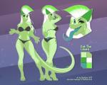 anthro bra breasts clothing cocked_hip female hair looking_at_viewer multicolored_hair panties smile solo standing tongue tongue_out underwear wide_hips spefides kat_the_lizard lizard reptile scalie 2019 digital_media_(artwork) model_sheet