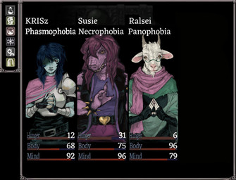 ambiguous_gender anthro armor bracelet claws clothed clothing eyewear female gameplay_mechanics glasses group gui hair health_bar horn jewelry male spiked_bracelet spikes text trio coarzia deltarune fear_and_hunger undertale_(series) kris_dreemurr ralsei susie_(deltarune) bovid caprine dinosaur goat human mammal prehistoric_species reptile saurischian scalie theropod 2025 english_text hi_res