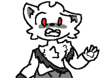anthro bulge clothing gas gas_mask hazmat_suit male male/male mask red_eyes solo tail tail_motion tailwag torn_clothing transformation moxxiecd felid humanoid mammal 4:3 animated no_sound short_playtime video