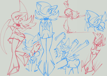 angry anthro arm_blade bottomwear caressing_face chest_spike clothing collar cross-popping_vein disembodied_hand dive_kick duo eyebrows eyelashes female front_view hair hair_over_eye markings miniskirt mismatched_sexual_dimorphism mole_(marking) mole_under_eye multiple_angles on_one_leg pigtails pirouette_(ballet) punch side_view simple_background skirt slim solo_focus spikes spikes_(anatomy) standing taunting tongue tongue_out dms_bc nintendo pokemon gallade generation_4_pokemon pokemon_(species) 2025 english_description