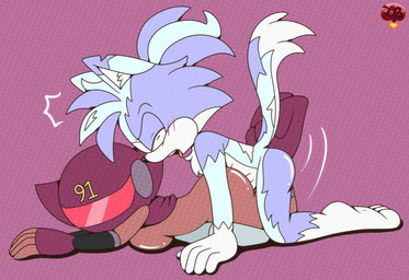 all_fours anthro anthro_penetrating anthro_penetrating_humanoid blush breast_squish breasts duo erection eyes_closed feet female female_penetrated fingers from_behind_position fur genitals humanoid_on_anthro humanoid_penetrated lying machine male male/female male_penetrating male_penetrating_female nude on_front open_mouth penetration penile penile_penetration penis penis_in_vagina sex simple_background squish tail toes tongue tongue_out vaginal vaginal_penetration ladycherrybomba sega sonic_the_hedgehog_(series) sonic_x e-91_lady_ninja canid canine canis humanoid mammal robot robot_humanoid wolf digital_media_(artwork) hi_res