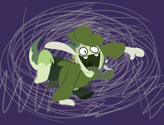 anthro bent_leg bodily_fluids buckteeth clothed clothed_anthro clothed_male clothing dancing featureless_feet feet fully_clothed fully_clothed_anthro fully_clothed_male fur fusion gem green_body green_clothing green_fur green_hat green_headwear green_overalls green_shirt green_tail green_tongue green_topwear happy hat headgear headwear long_ears long_tongue male male_anthro mitten_hands multicolored_body multicolored_fur multicolored_tail no_pupils noseless open_mouth open_smile overalls purple_background red_eyes saliva saliva_on_tongue shirt sideways_hat simple_background smile solo tail teeth tongue topwear uvula white_body white_fur insert-thenewbl-here cartoon_network mario_bros mario_plus_rabbids_kingdom_battle nintendo raving_rabbids rayman_(series) steven_universe ubisoft rabbid_luigi rabbid_yoshi clay_(species) fan_species gem_(species) hybrid lagomorph mammal rabbid colored crossover digital_drawing_(artwork) digital_media_(artwork) english_description lineless shaded simple_shading