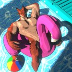 male muscular nude pool buruthebull maxwellshiba dragon_(maxwellshiba) lunjy_(maxwellshiba) 1:1 3d_(artwork) absurd_res digital_media_(artwork) hi_res