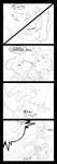 anthro dialogue duo fangs female feral fur greeting hair male male/female onomatopoeia open_mouth pain simple_background size_difference snap sound_effects tail teeth text tacokurt jajuka roma_(tacokurt) herpestid mammal mongoose reptile scalie snake 2011 absurd_res comic digital_media_(artwork) english_text hi_res monochrome