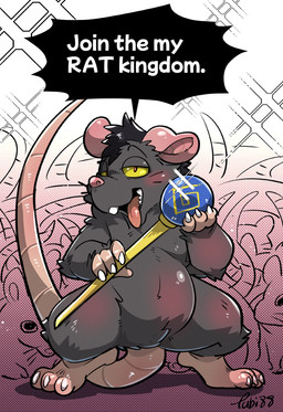 anthro blush dialogue group kemono male open_mouth pink_nose standing text tiri_mama mammal murid murine rat rodent 2026 english_text hi_res