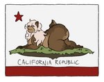 all_fours anthro belly big_breasts big_butt border breasts brown_body brown_fur butt california california_flag cream_hair curvy_figure female flag flag_(object) fur hair huge_breasts huge_butt looking_at_viewer nude overweight parody simple_background smile solo tail text thick_thighs us_state_flag voluptuous white_border wide_hips mexifurfoof catherine_(mexifurfoof) bear brown_bear mammal ursine 2021 digital_drawing_(artwork) digital_media_(artwork) english_text