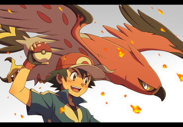 3_toes ambiguous_feral ambiguous_gender beak black_beak black_clothing black_gloves black_hair black_handwear black_shirt black_tail black_talons black_topwear blue_clothing blue_jacket blue_topwear blush brown_eyes cheek_markings closed_beak clothed clothed_human clothed_male clothing duo facial_markings feathered_wings feathers feet feral fingerless_gloves fire flying furrowed_brow furrowed_eyebrows gloves grey_body grey_feathers grey_wings hair handwear hat head_markings headgear headwear holding_object holding_pokeball jacket light looking_at_another male male_human markings multicolored_body multicolored_feathers multicolored_wings on_model open_mouth open_smile orange_markings orange_wings pink_tongue pokeball raised_hand red_clothing red_hat red_headwear shirt short_hair simple_background smile spiky_hair striped_markings striped_tail stripes tail tail_markings talons tan_body tan_skin teeth toes tongue topwear two_tone_tail white_background white_eyes wing_markings wings yellow_sclera yellow_stripes cyaneko04 nintendo pokemon ash's_talonflame ash_ketchum generation_6_pokemon human mammal pokemon_(species) talonflame 2015 cel_shading colored digital_drawing_(artwork) digital_media_(artwork) english_description japanese_description letterbox lighting shaded