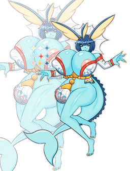 4_fingers 4_toes anthro areola areola_slip asian_clothing bare_legs bare_shoulders barefoot big_breasts big_bulge big_butt biped blue_body blue_eyes blue_hair blue_skin breasts bulge butt clothed clothing color_swatch colored_nails colored_sclera colored_skin east_asian_clothing feet fin fingers frill_(anatomy) fundoshi fundoshi_kimono fundoshi_kimono_(thesylveon01) gynomorph gynomorph_anthro hair huge_breasts huge_bulge humanoid_feet intersex intersex_anthro japanese_clothing kimono long_hair long_sleeves nails neck_frill nipple_outline partially_clothed pattern_clothing plantigrade skinny slim small_waist solo tibbaku tibbaku_kimono toes underwear misuimin nintendo pokemon tibbaku_(thesylveon01) tibbaku_kimono_(thesylveon01) umisuki_the_vaporeon_(thesylveon01) eeveelution generation_1_pokemon mammal pokemon_(species) vaporeon absurd_res colored hi_res model_sheet herm_(lore)
