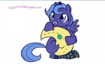 baby blue_body blue_feathers blue_hair clothing crown feathered_wings feathers female feral footwear hair headgear horn legwear pacifier plushie socks solo tail toy wings young young_female young_feral lulubell luna-roo friendship_is_magic hasbro my_little_pony mythology princess_luna_(mlp) equid equine mammal mythological_creature mythological_equine winged_unicorn