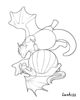 air_inflation balloon_belly belly big_belly duo face_to_face feral frill_(anatomy) hand_on_belly horn hose hose_in_butt hose_inflation huge_belly inflatable inflated_belly inflation lying lying_on_another male membrane_(anatomy) membranous_wings on_back paws pool_toy pump smile tail text wings lunhiss mythology lunhiss_(character) animate_inanimate dragon living_inflatable mythological_creature mythological_scalie scalie 2026 artist_name digital_drawing_(artwork) digital_media_(artwork) hi_res monochrome sketch