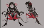 alternate_species female flower multi_eye plant solo spider_lily dokudrinker puella_magi puella_magi_madoka_magica homura_akemi animal_humanoid arachnid arachnid_humanoid arachnid_taur arthropod arthropod_humanoid arthropod_taur humanoid spider spider_humanoid spider_taur taur 2021 sketch tagme