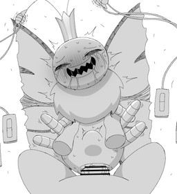 2_antennae 4_legs abdominal_bulge ambiguous_feral ambiguous_gender ambiguous_penetrated amputee animal_genitalia arthropod_abdomen bdsm bestiality blush bodily_fluids censor_bar cloaca cloacal cloacal_penetration crown crying disability disembodied_penis dominant dominant_human dominant_male drooling duo eyes_closed eyespots feral feral_penetrated first_person_view genitals hand_on_chest headgear human_on_feral human_penetrating human_penetrating_feral insect_wings interspecies larger_human lepidopteran_wings looking_pleasured lying male male/ambiguous male_human male_on_feral male_penetrating male_penetrating_ambiguous male_pov markings missing_all_arms missing_all_legs missing_all_limbs on_back open_mouth penetrating_pov penetration penile penile_penetration penis penis_in_cloaca quadruped round_head ruff saliva sex sex_toy shaking sharp_teeth simple_background size_difference smaller_feral smaller_penetrated solo_focus submissive submissive_ambiguous submissive_feral sweat tears tears_of_pleasure teeth torn_wing vein veiny_penis vibrator white_background wings omnivore_(artist) disney hoppers_(disney) pixar anon titus_(hoppers) arthropod butterfly human insect lepidopteran mammal monarch_butterfly cel_shading censored greyscale hi_res japanese_description monochrome shaded unavailable_at_source