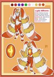 complex ear_piercing glowing hair heterochromia huge_ears intersex long_ears lophy markings multicolored_hair piercing pokeball short symbol text two_tone_hair nintendo pokemon generation_4_pokemon generation_8_pokemon hybrid lopunny pokemon_(species) scorbunny absurd_res english_text hi_res