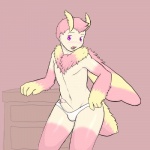 clothed clothing erection fluffy fur genitals humanoid_genitalia humanoid_penis male penis pink_background pink_body pink_fur simple_background skimpy solo weegboi maple_(weegboi) animal_humanoid arthropod arthropod_humanoid humanoid insect insect_humanoid lepidopteran lepidopteran_humanoid moth moth_humanoid rosy_maple_moth 1:1 2013